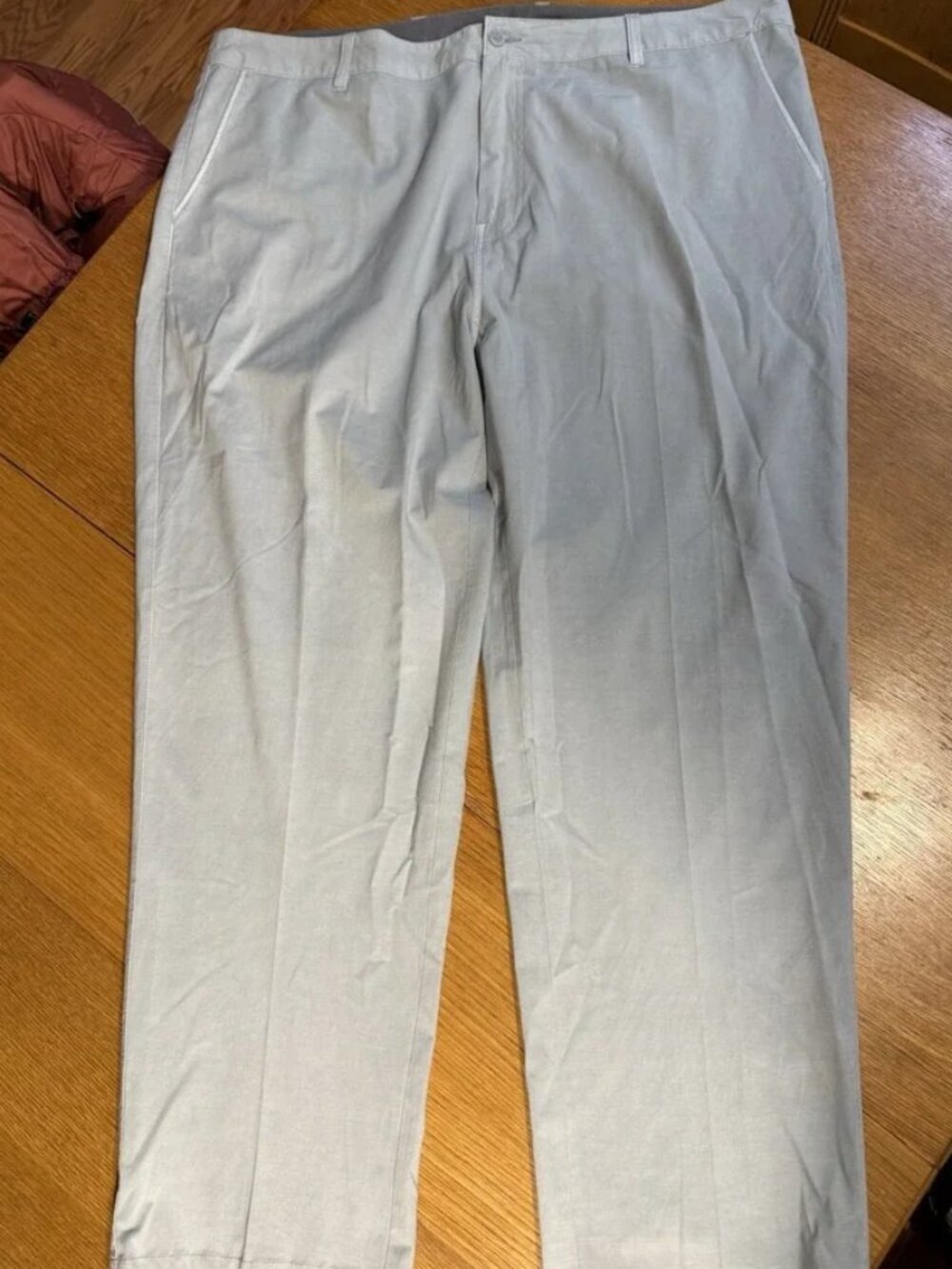 Golf Pants Men Gray Performance Chino‎ Quick Dry Straight Leg